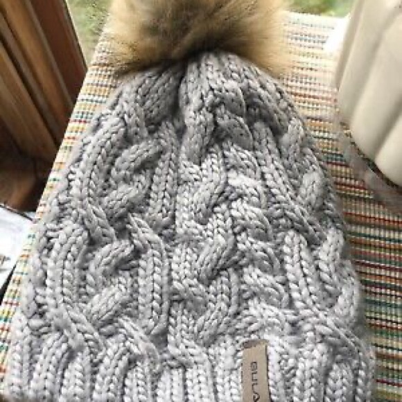 Bula Fur Pom Wool Beanie - Picture 2 of 3